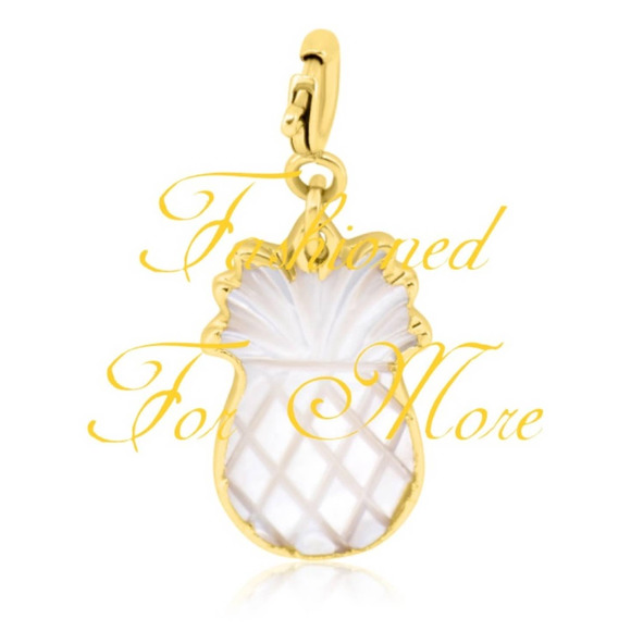 Removable Faux Shell Pineapple Charm. - Picture 1 of 1